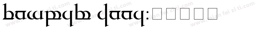 Tengwar Anna字体转换